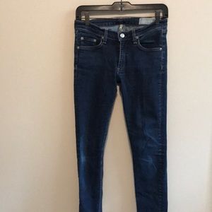 Dark rag & bone skinny jeans